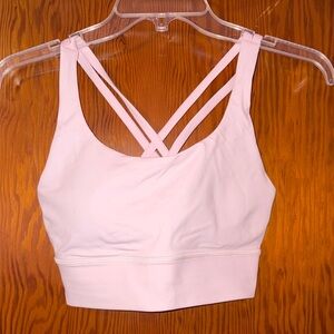 Lululemon Athletica Light Pink Strappy Sports Bra